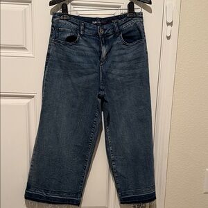 Style & Co. Dark Blue Cropped Jeans